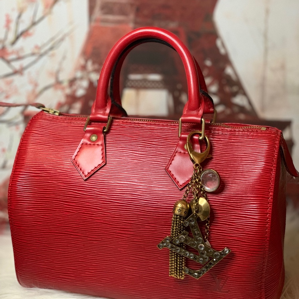 Authentic Louis Vuitton Caprice Key Bag Charm